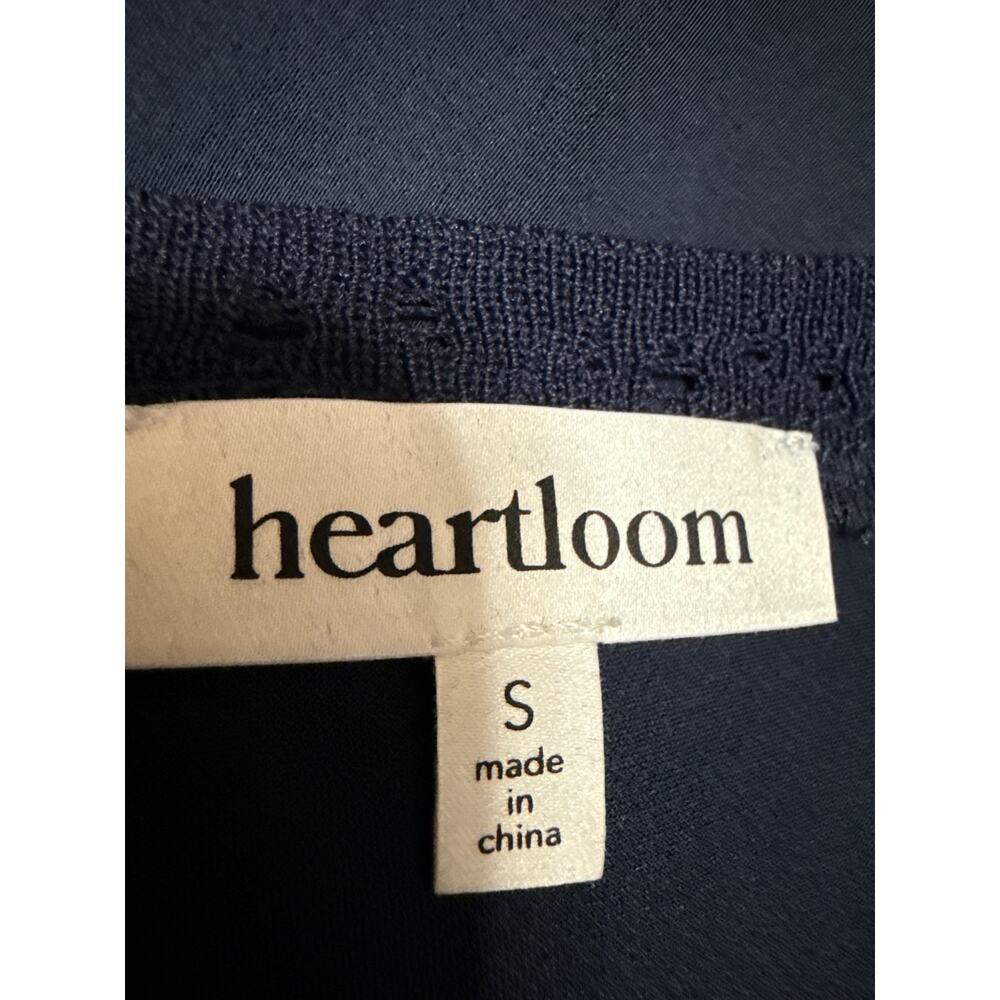 Heartloom Women's Blue Sleeveless Scoop Neck Stretch Midi Tank Bodycon Dress S - Picture 4 of 5